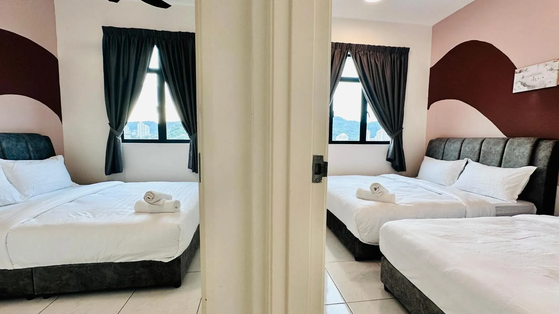 Apartament The Sun 1 Or 3Br Bayan Lepas 4 To 10 Pax Wl